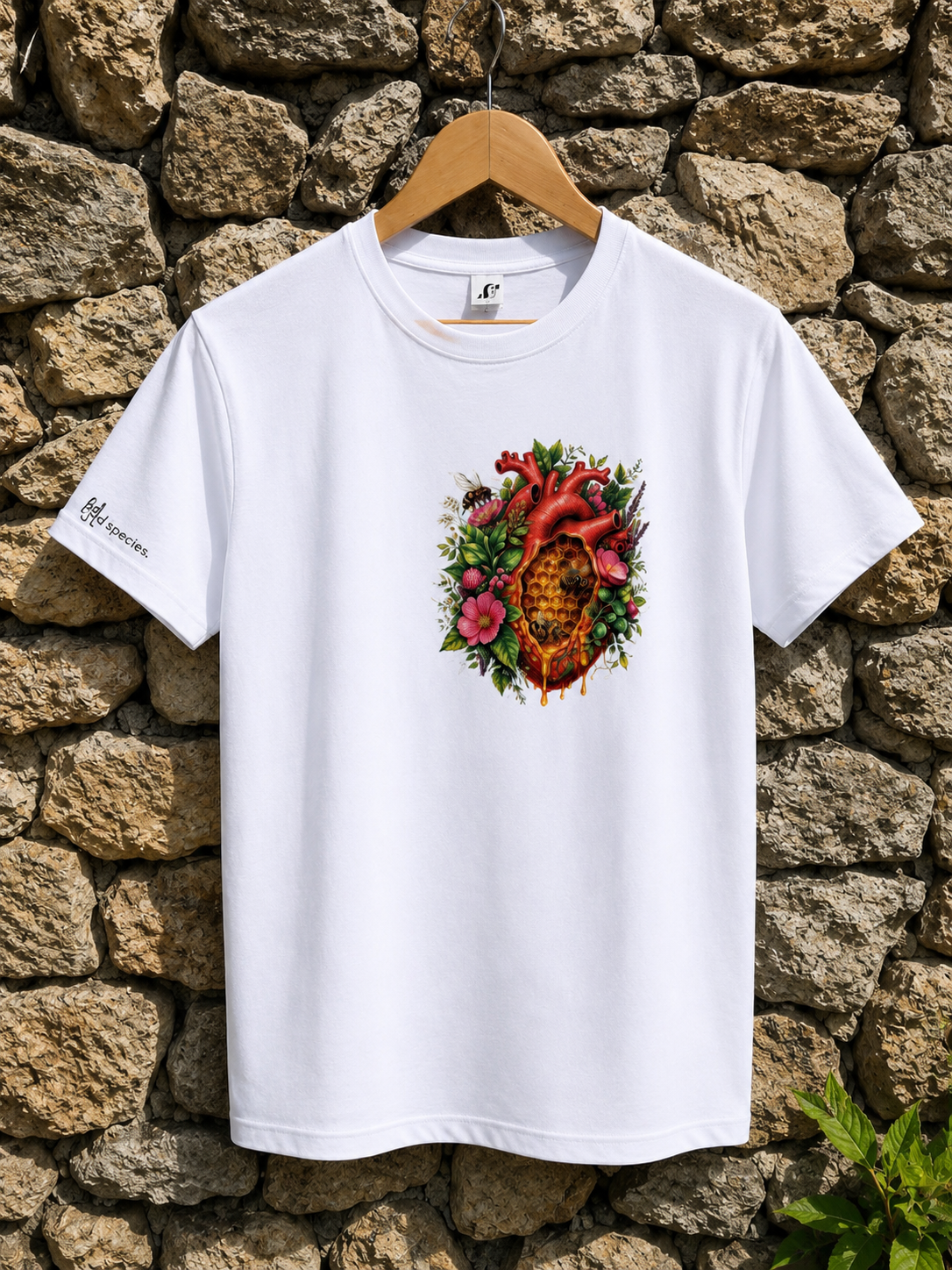 T-shirts Coeur de miel