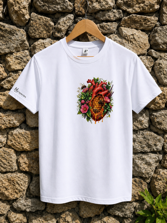 T-shirts Coeur de miel