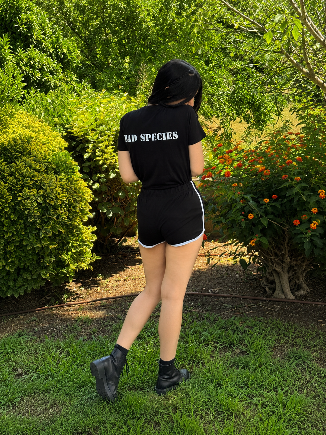 Short Femme essaim noir