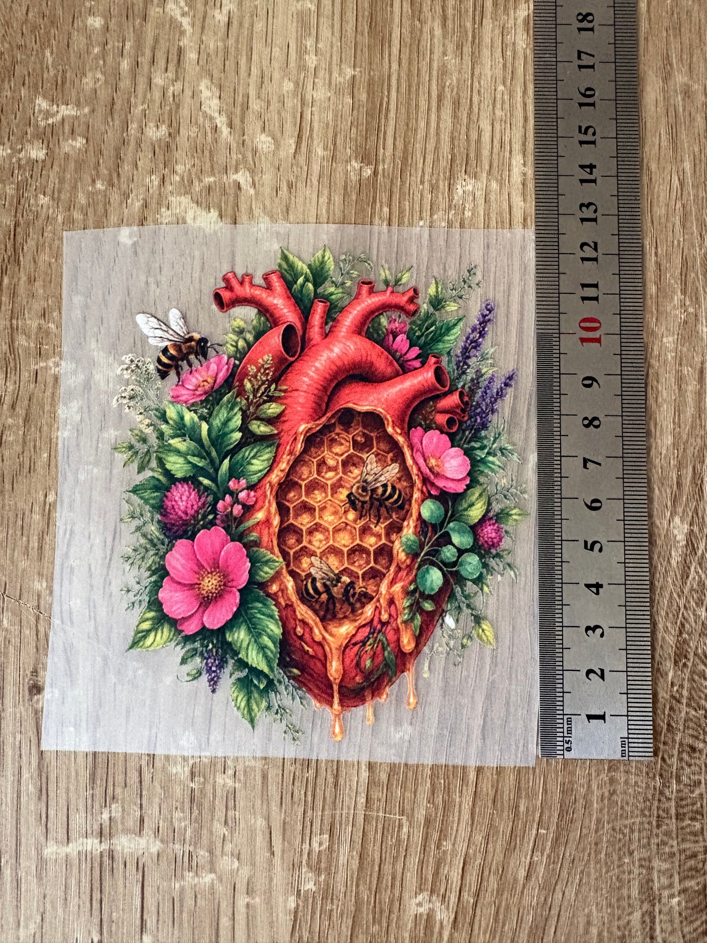 DTF cœur de miel ( petit )