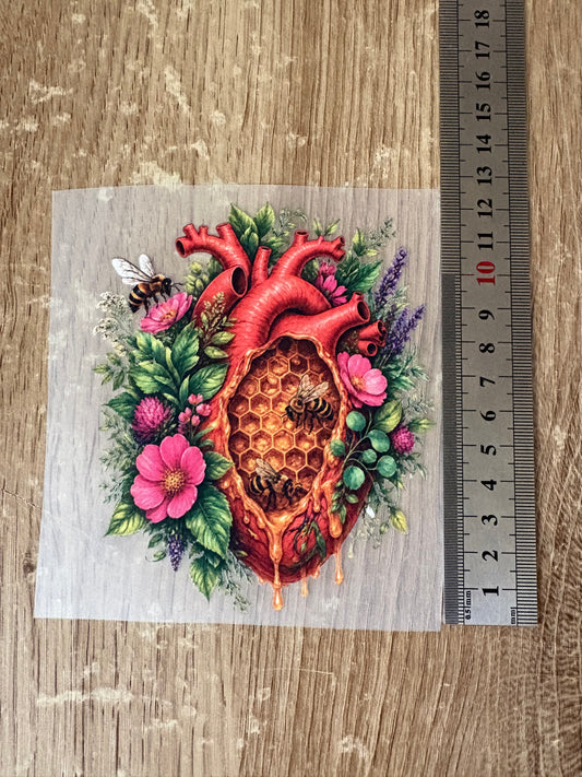 DTF cœur de miel ( petit )