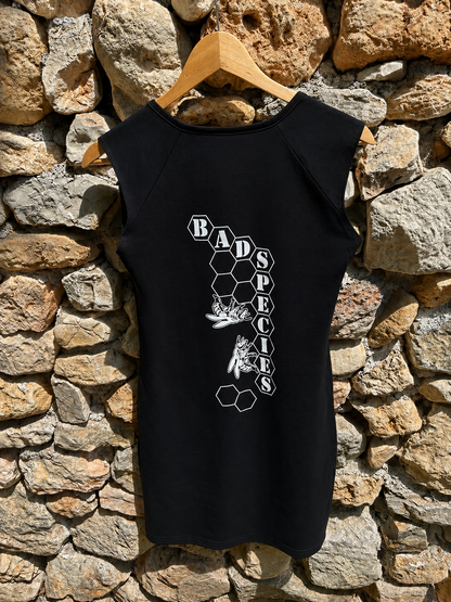 Robe alvéoles noir