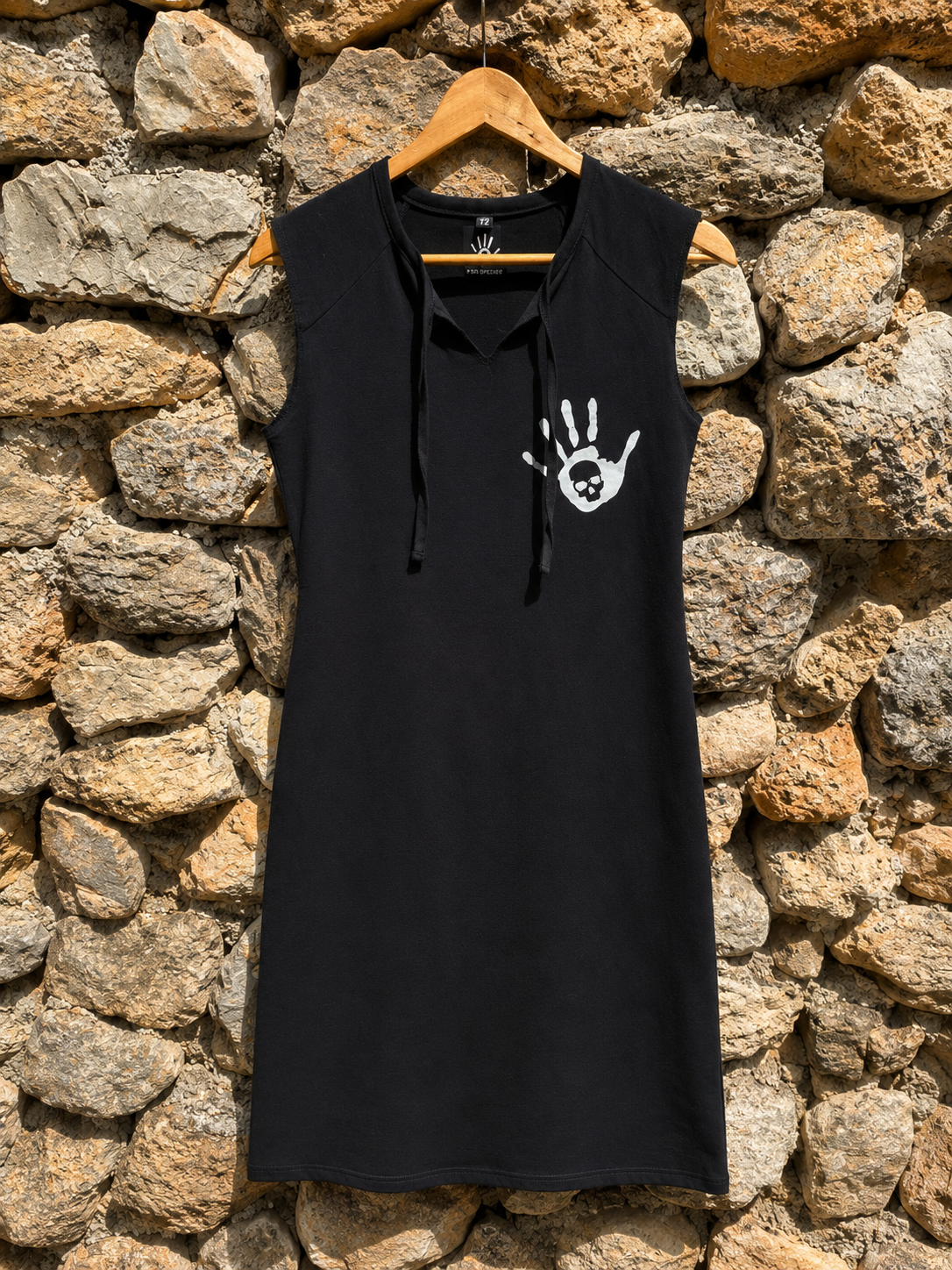 Robe alvéoles noir