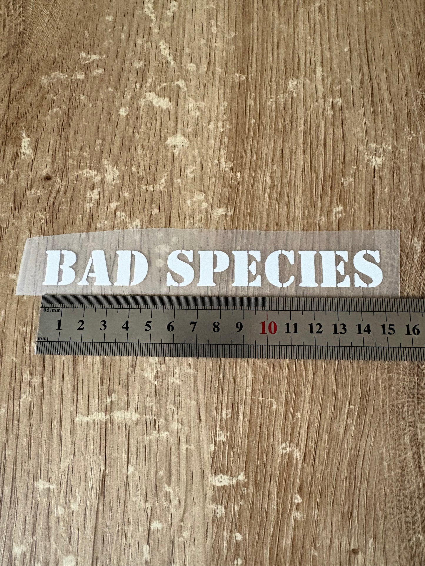 BAD Species blanc (15cm)