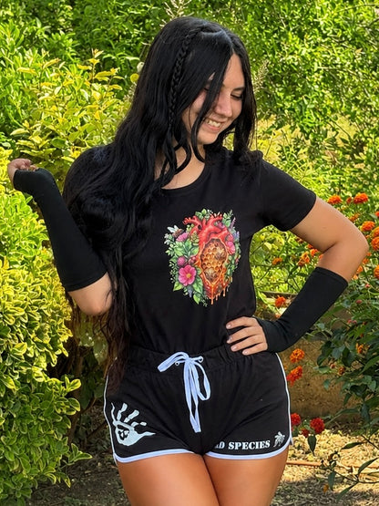 T-shirts Coeur de miel
