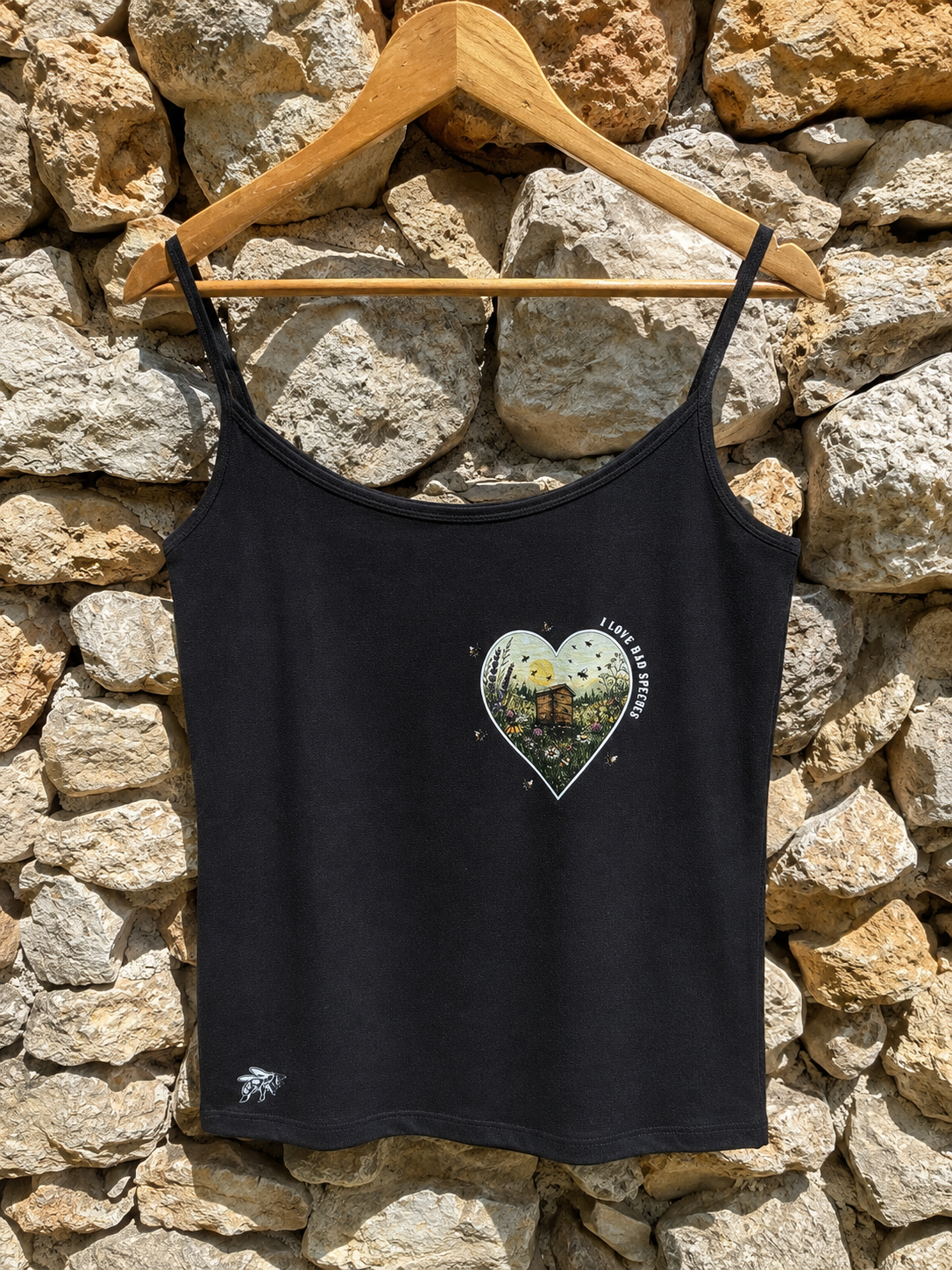 Débardeur noir femme BEE LOVE
