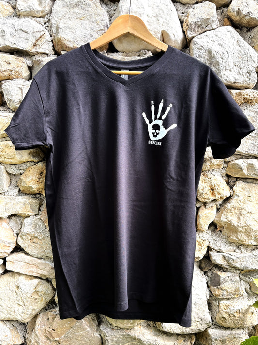 T-shirt Homme Noir manches courtes SABLIER