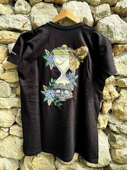 T-shirt Homme Noir manches courtes SABLIER