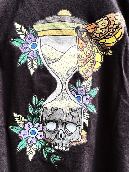 T-shirt Homme Noir manches courtes SABLIER