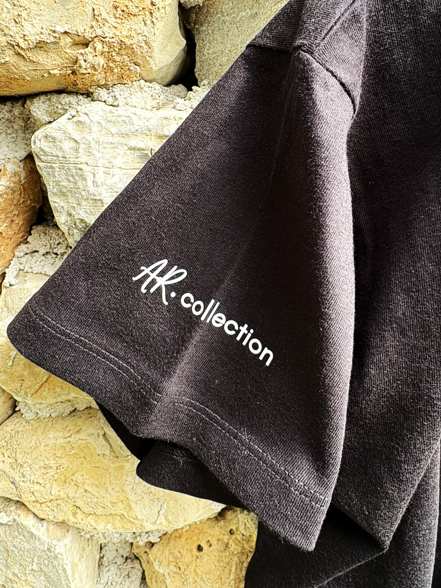 T-shirt Homme Noir manches courtes SABLIER