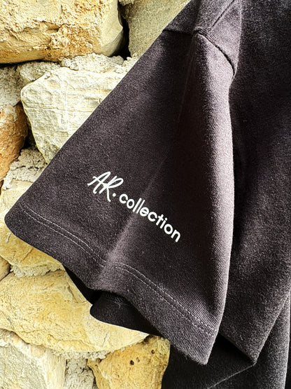 T-shirt Homme Noir manches courtes SABLIER