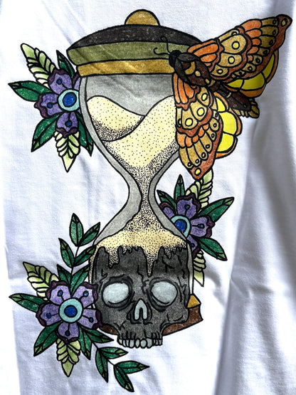 T-shirt Femme Blanc manches courtes SABLIER