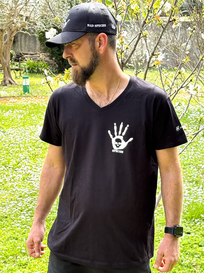 T-shirt Homme Noir manches courtes SABLIER